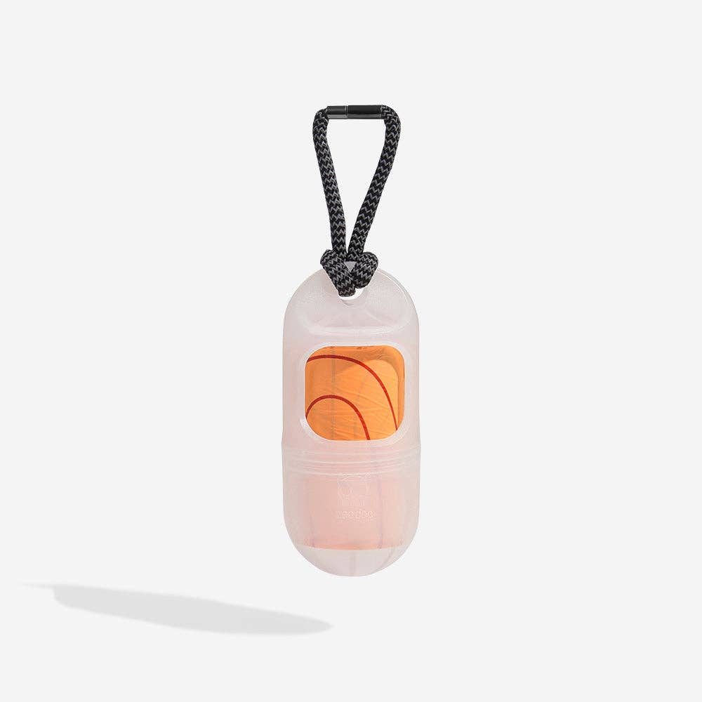 Dispensador de bolsas de residuos transparente