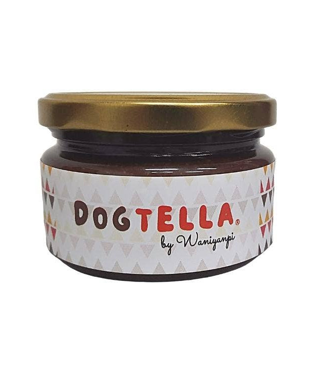 Jar of DOGTELLA by Wanigapu on a white background