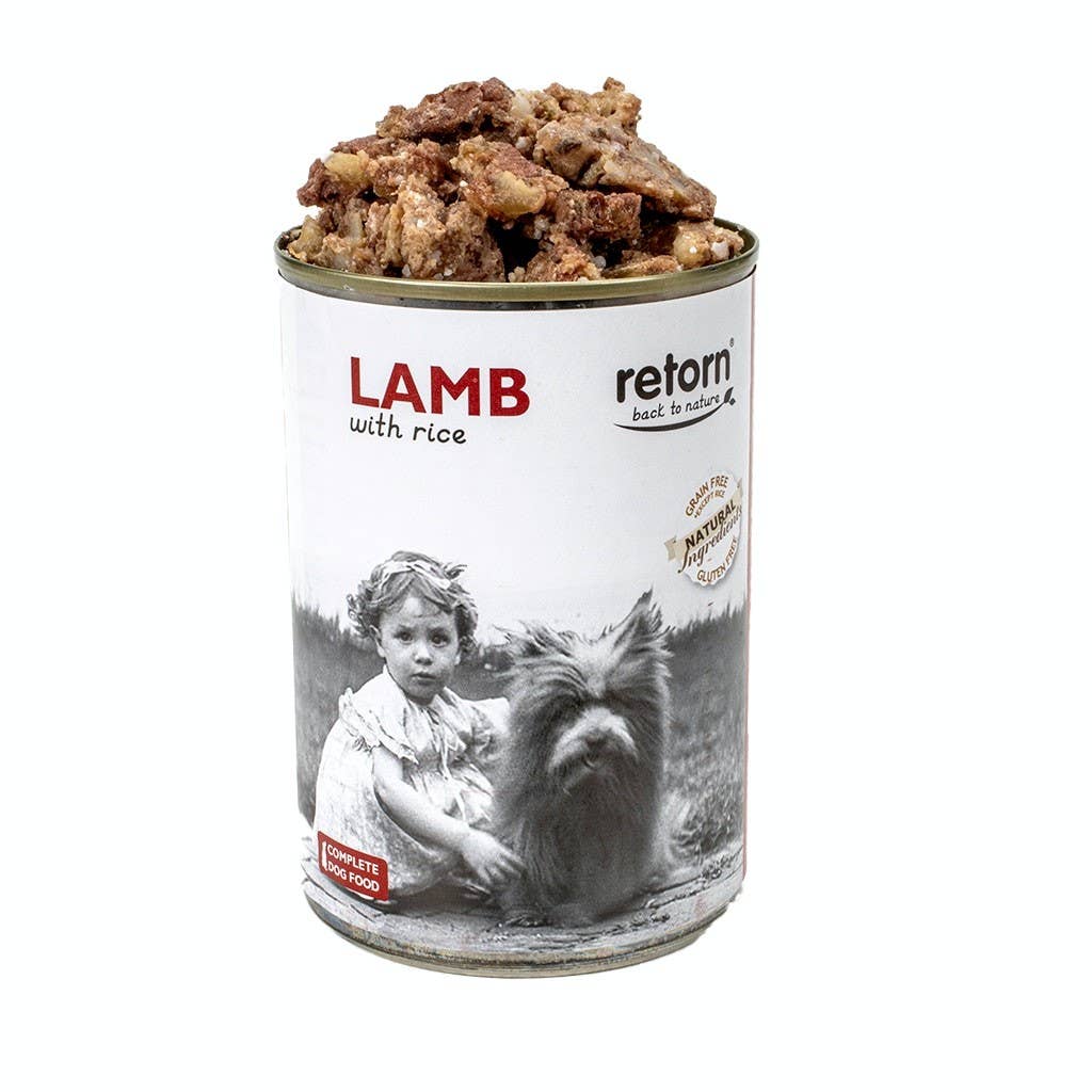 Lamb with Rice Dog Food Can