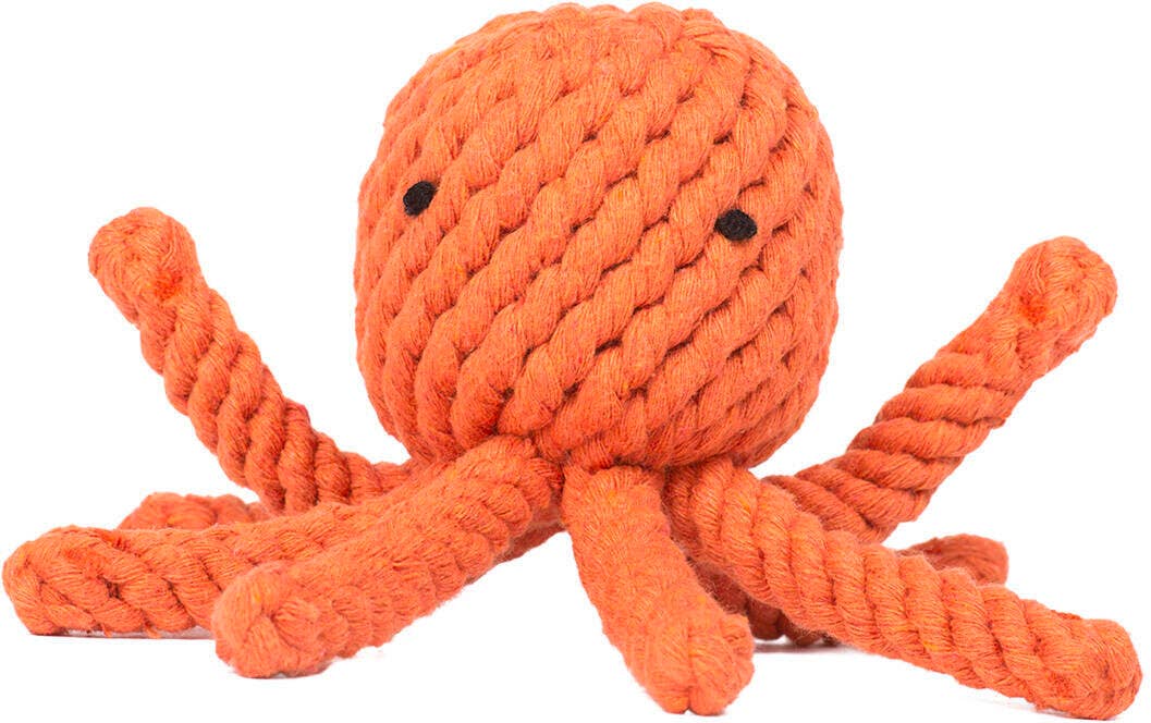 Pulpo tejido a mano