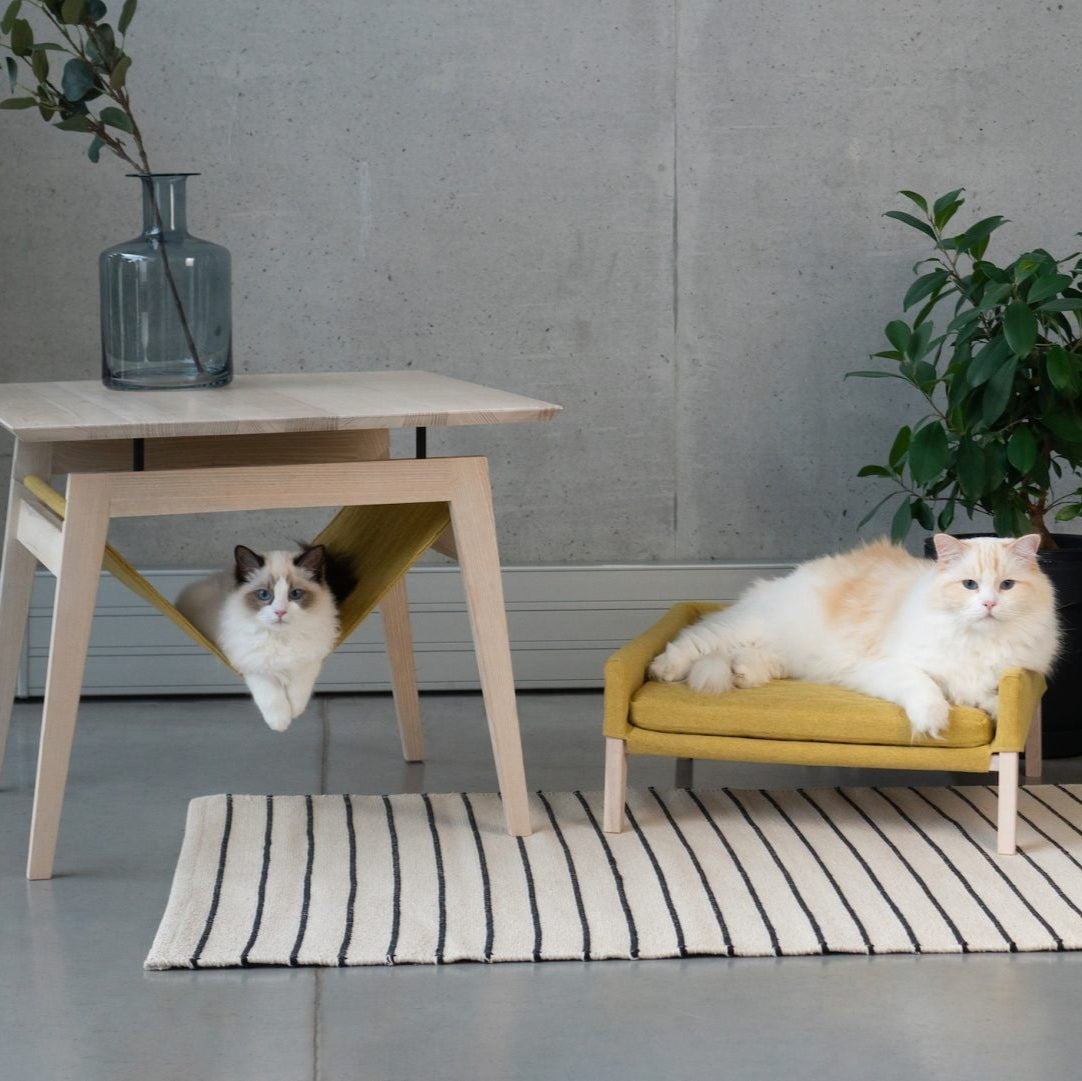 Kikko Table &amp; Lulu Bed for Cat - Honey 