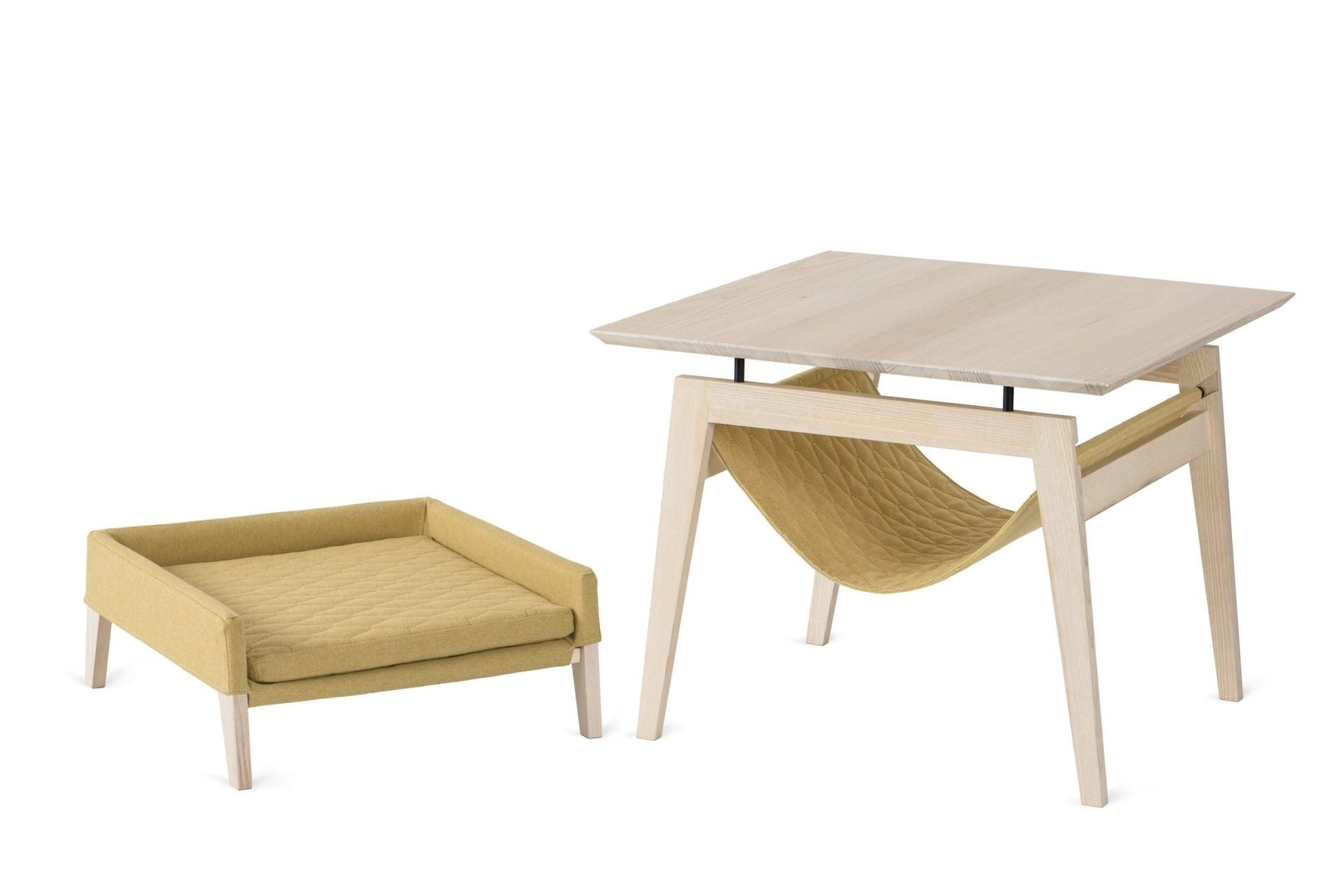Kikko Table &amp; Lulu Bed for Cat - Honey 