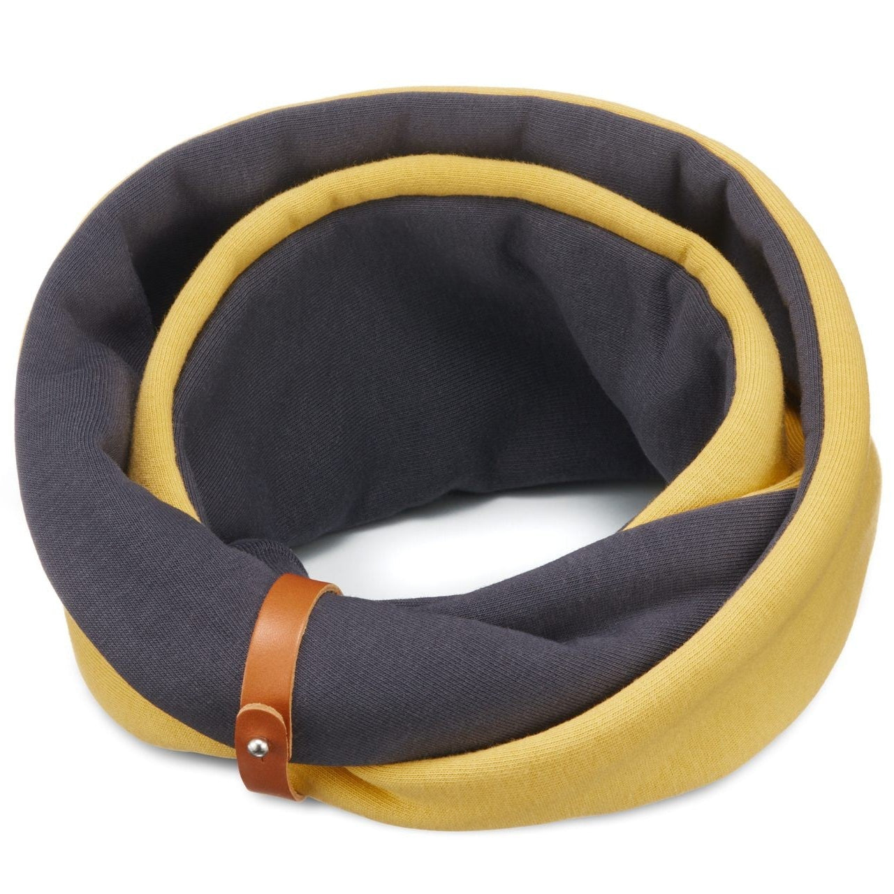 Simo Neck Warmer - Gold &amp; Iron 
