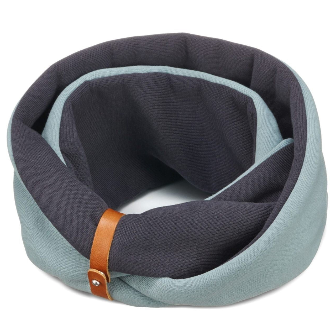 Simo Neck Warmer - Turquoise &amp; Iron 